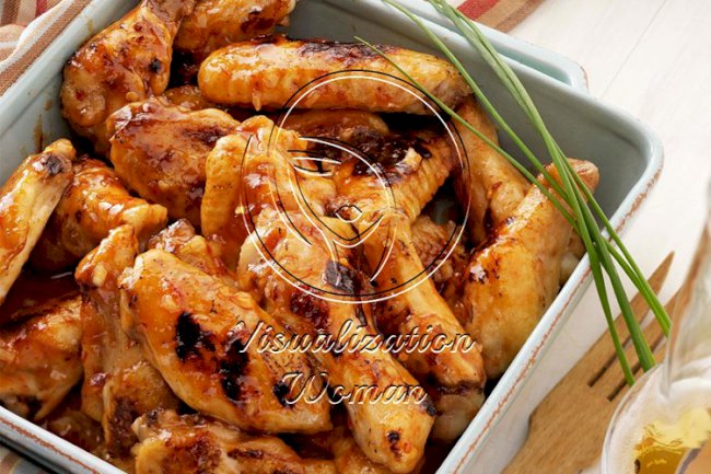 Maple-Glazed Chicken Wings