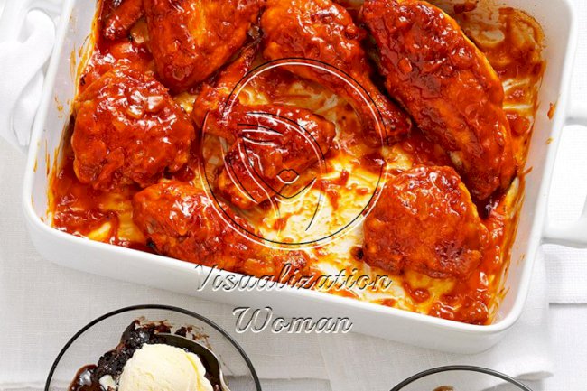 Oven Barbecued Chicken