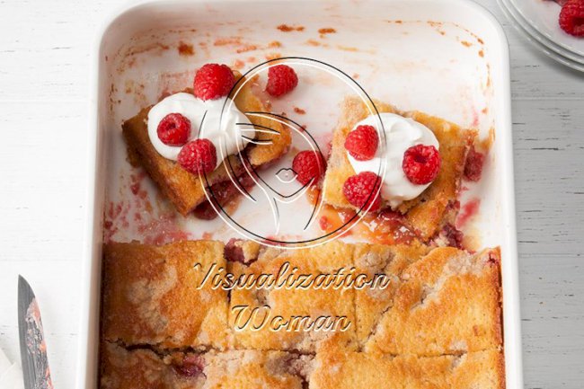 Lemon Raspberry Buckle