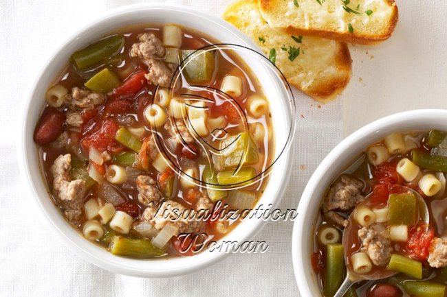 Shortcut Sausage Minestrone