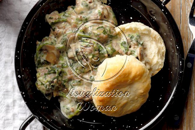 Beef and Spinach Skillet