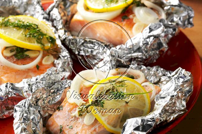 Lemon-Dill Salmon Packets
