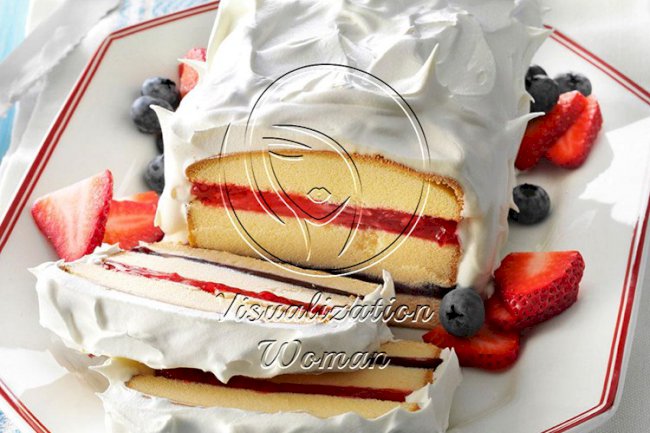 Red, White ‘n’ Blue Torte