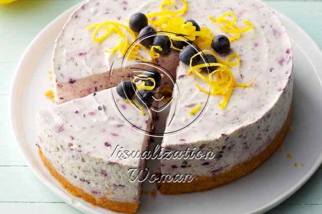 No-Bake Blueberry Cheesecake