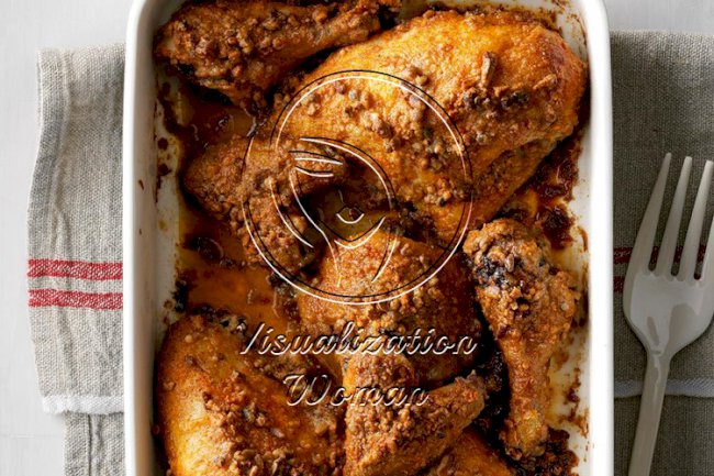 Nutty Oven-Fried Chicken