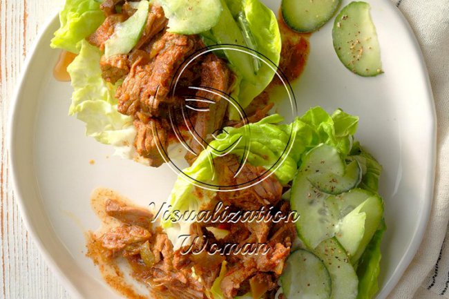 Moroccan Lamb Lettuce Wraps