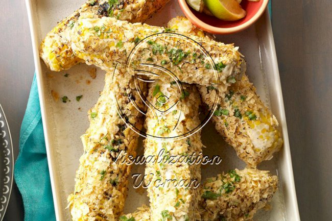 Chip-Crusted Grilled Corn