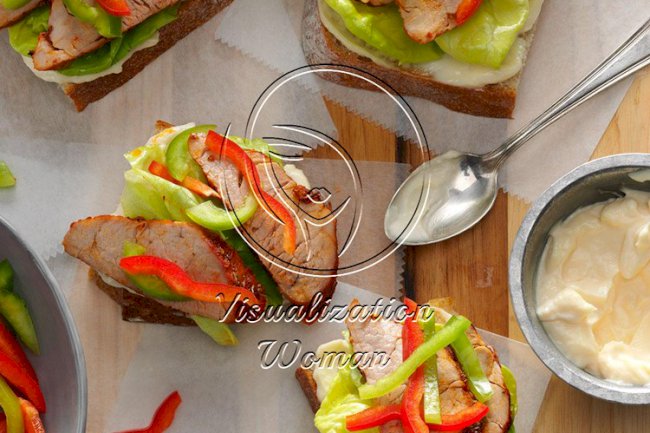 Cajun Pork Sandwiches