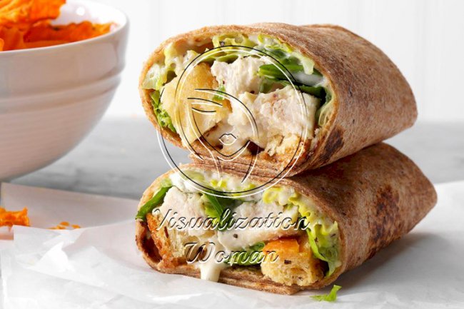 Chicken Caesar Wraps