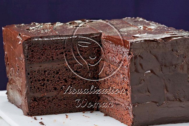 Deep & Dark Ganache Cake