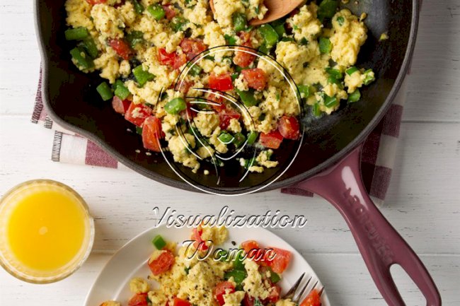 Vegetable Scrambled Eggs