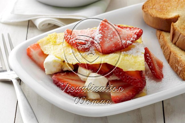Strawberry Bliss Omelet