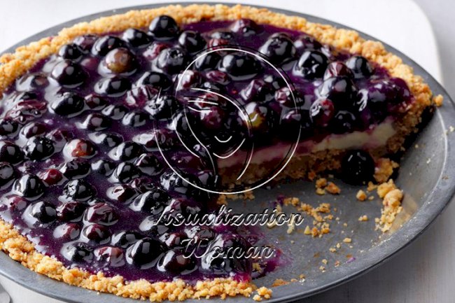 Huckleberry Cheese Pie