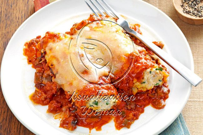 Slow Cooker Two-Meat Manicotti