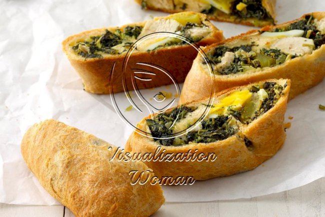 Flaky Chicken Wellington