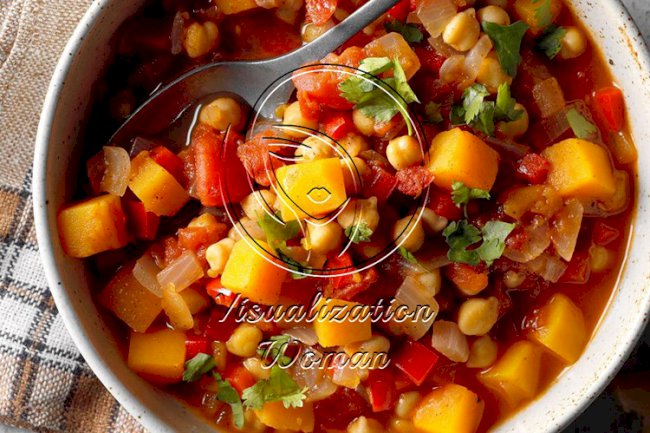 Easy Moroccan Chickpea Stew