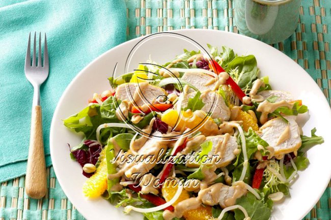 Thai Chicken and Orange Salad
