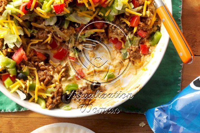 Ground Beef Taco Dip