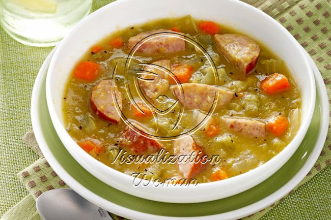 Split Pea Sausage Soup