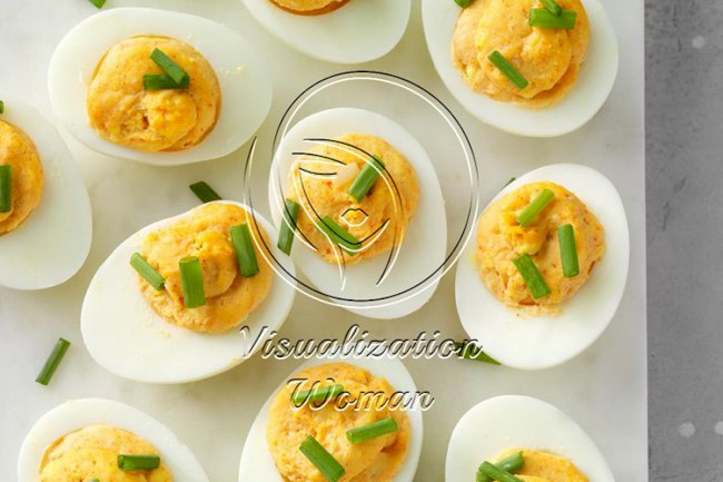 Roasted Garlic Deviled Eggs