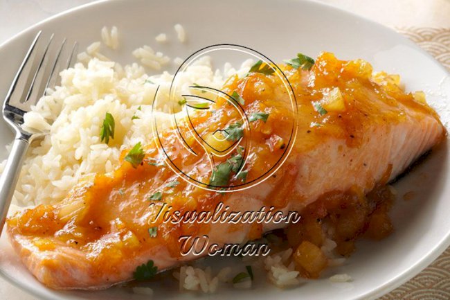 Hoisin-Pineapple Salmon