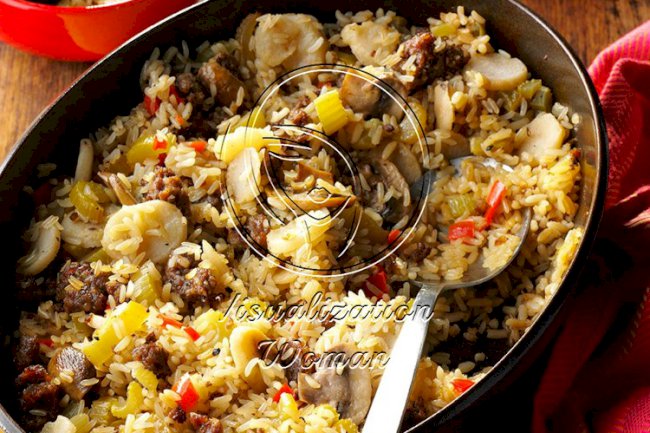 Sausage and Rice Casserole Side Dish