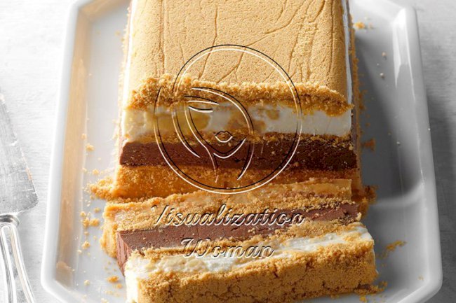 Frozen Peanut Butter and Chocolate Terrine