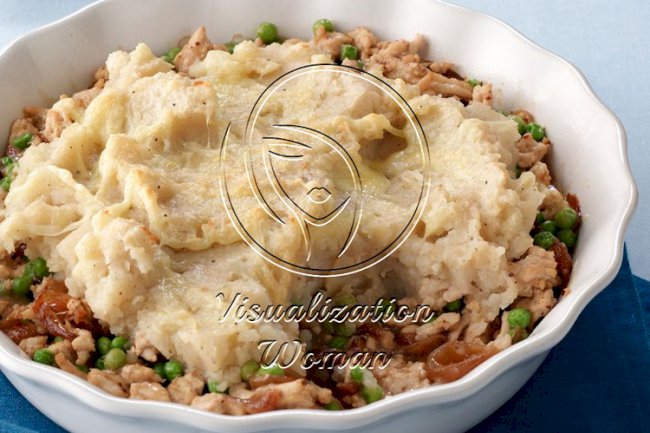 French Onion Turkey Shepherd’s Pie