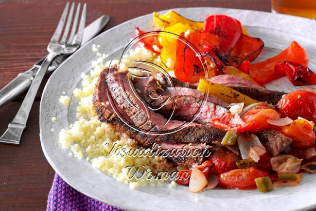 Cumin-Chili Spiced Flank Steak