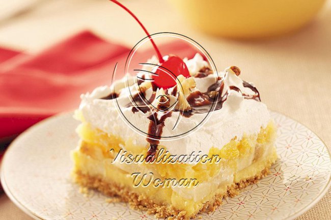 Graham Cracker Banana Split Dessert