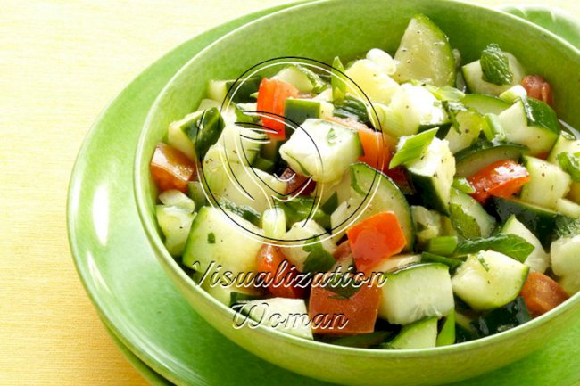 Minted Cucumber Salad