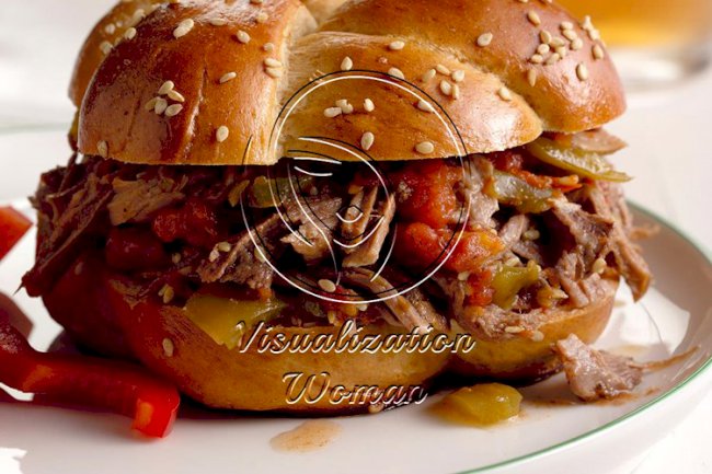 Italian Beef on Rolls