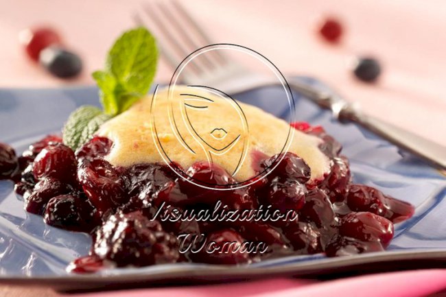 Triple-Berry Cobbler