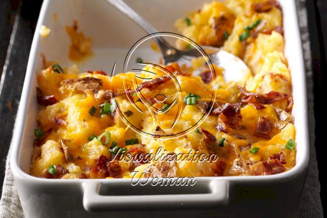 Loaded Twice-Baked Potato Casserole