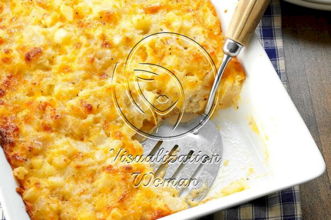 Three-Cheese Hash Brown Bake