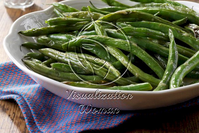 Roasted Green Bean Salad