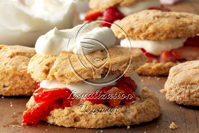 Whole Wheat Strawberry Shortcakes