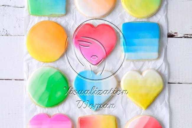 Graffiti Cutout Cookies