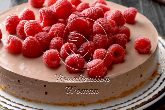 Chocolate and Raspberry Cheesecake