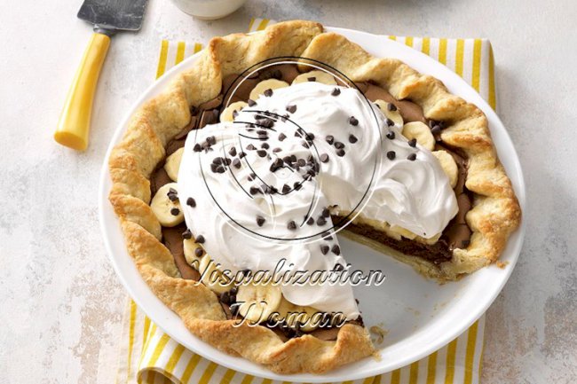 Banana Fudge Pie