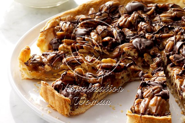 Turtle Praline Tart