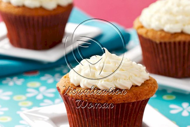 Rosy Rhubarb Cupcakes