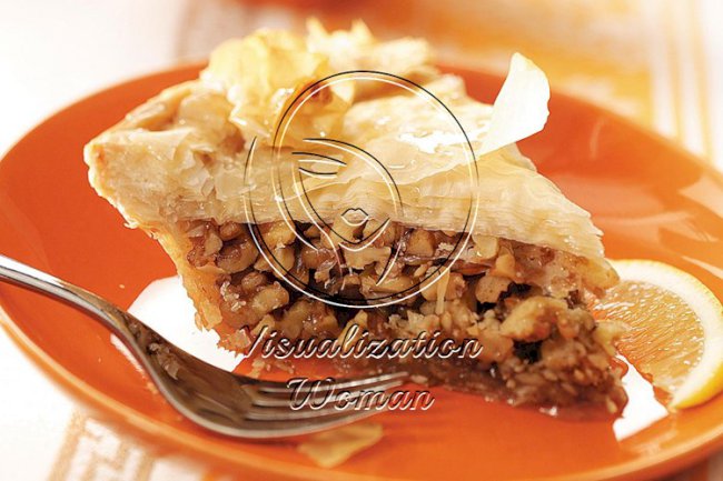 Greek Honey Nut Pie