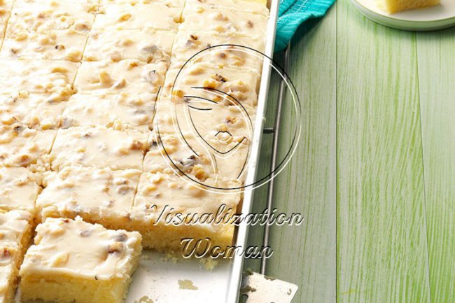 White Texas Sheet Cake