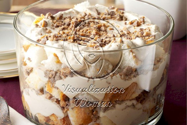 Caramel Fluff & Toffee Trifle