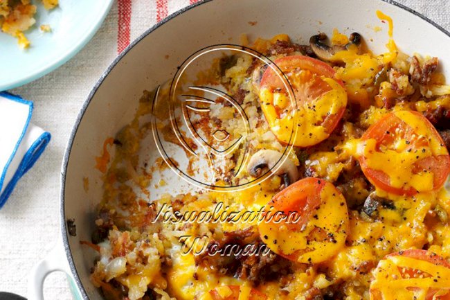 Breakfast Pizza Skillet