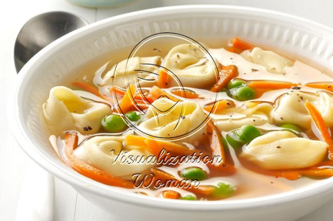 Tortellini Primavera Soup