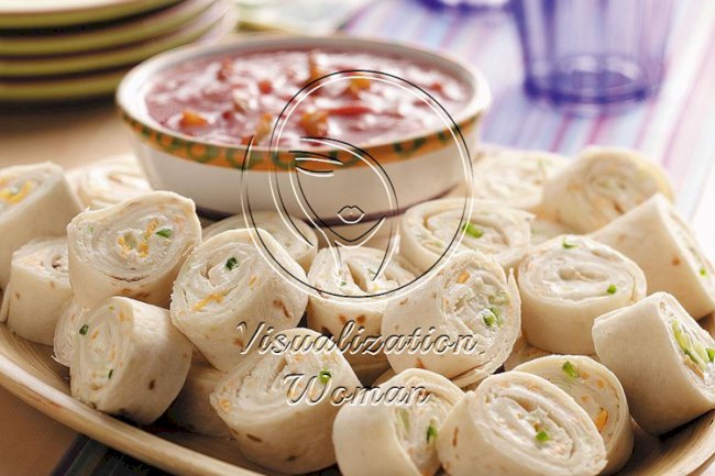 Cheesy Onion Roll-ups