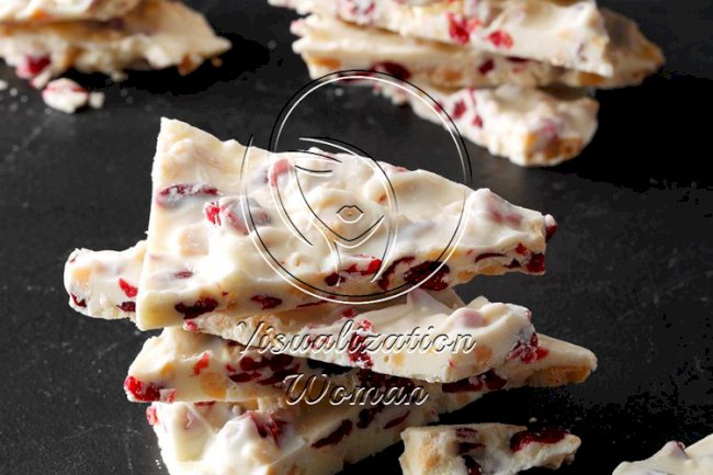 Cranberry Butter Crunch Bark