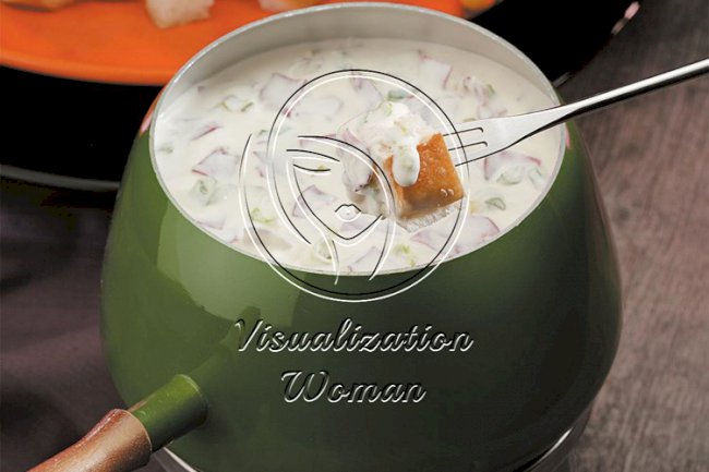 Creamy Chipped Beef Fondue